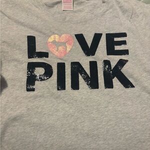 Victoria’s Secret pink BLING 
extra large, sweatset plus long sleeve shirt